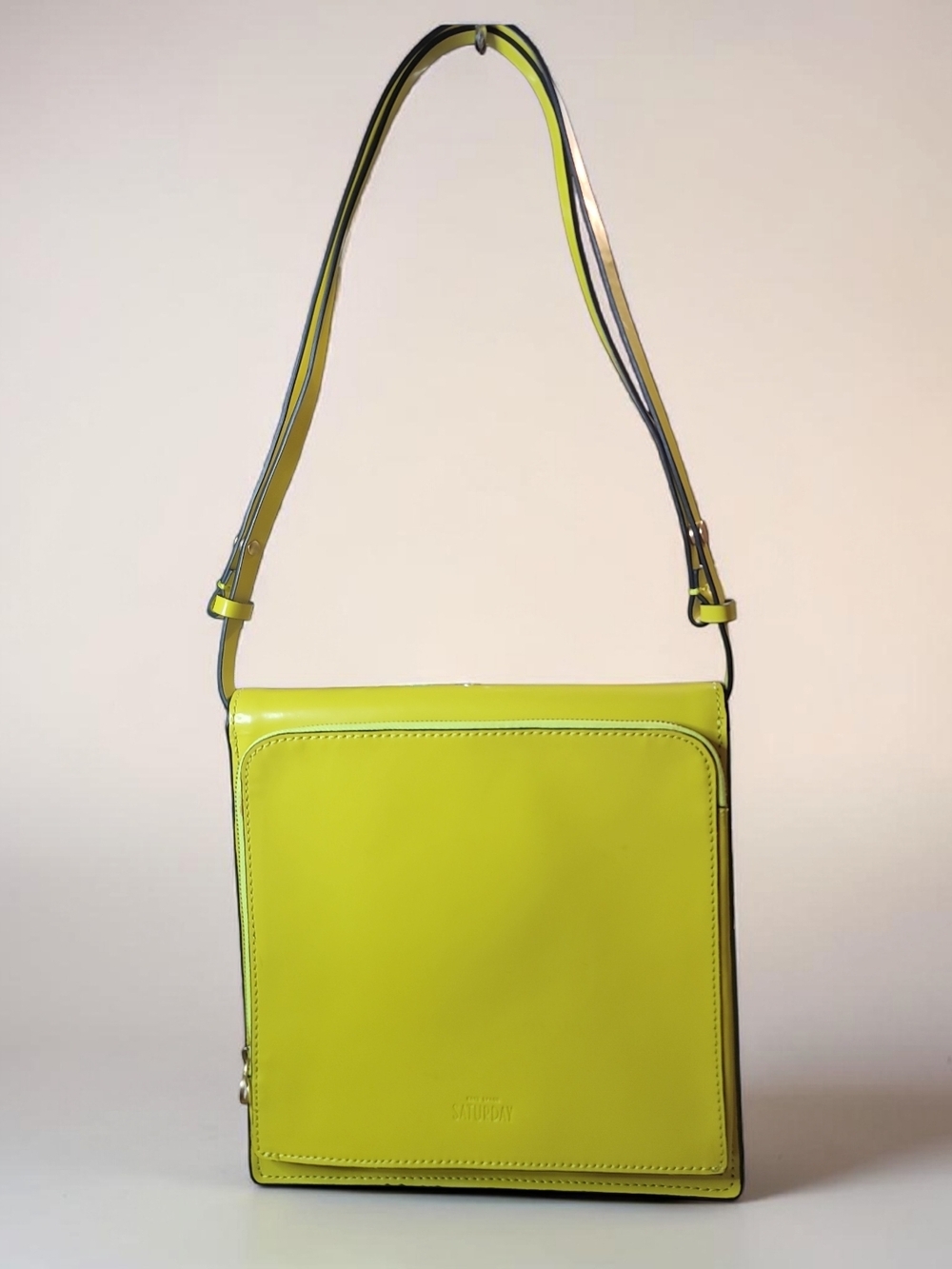 Kate Spade Saturday 2 Way Lime Green Crossbody Bag EUC - Picture 2 of 11